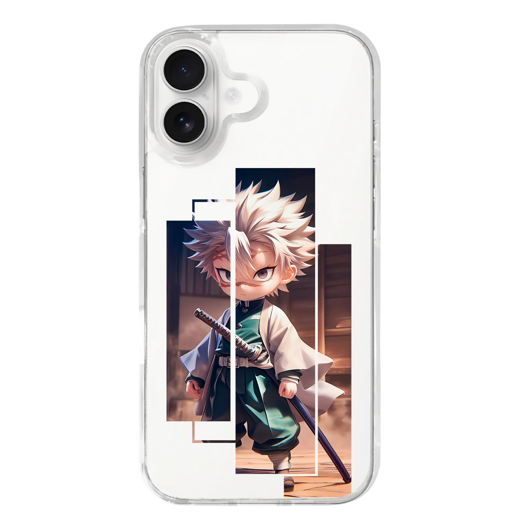 鬼滅の刃 グッズ,不死川 実弥 - iPhone 17シリーズ 透明スマホケース – 薄型・耐衝撃・精密フィット保護カバー